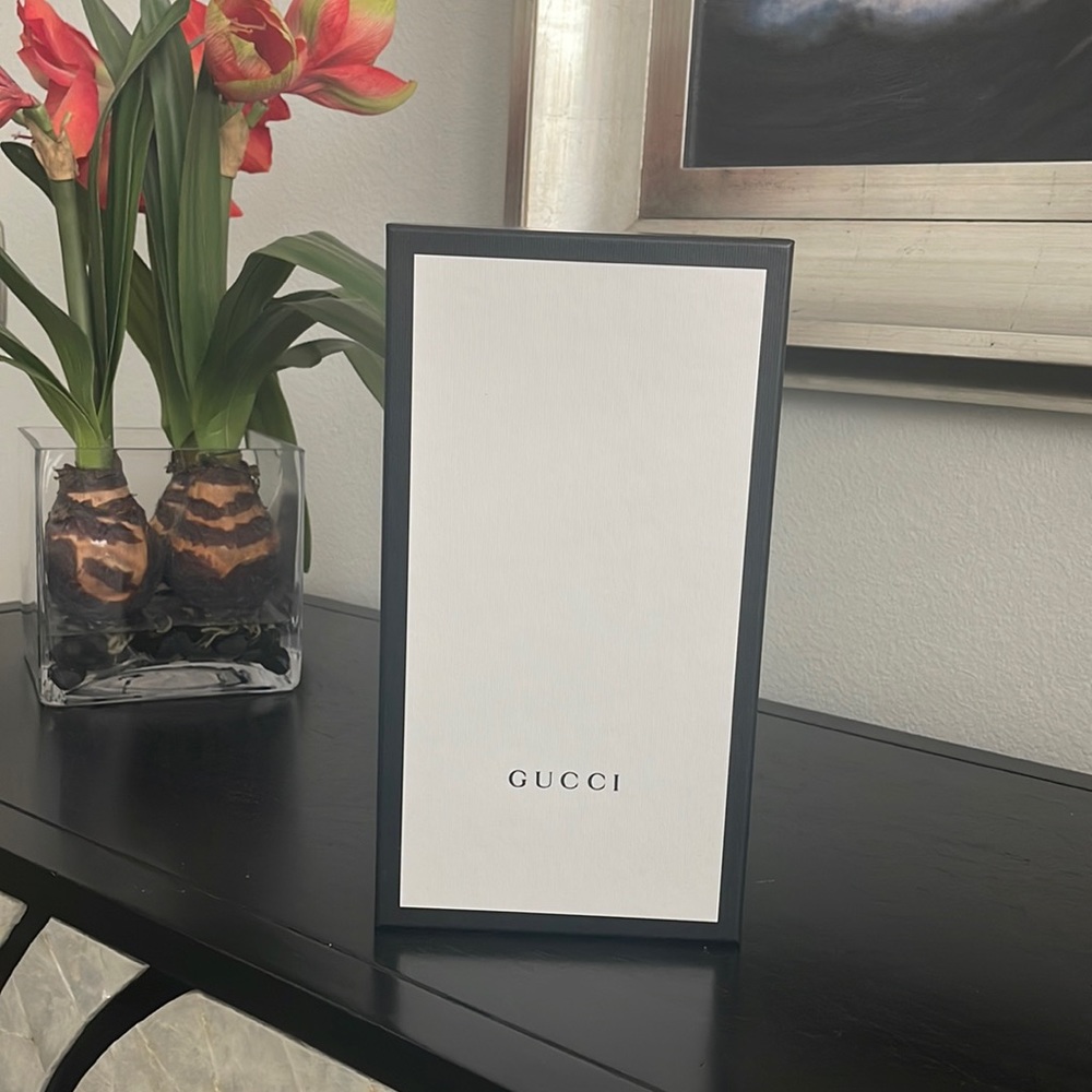 NEW Authentic GUCCI Empty Box black white medium